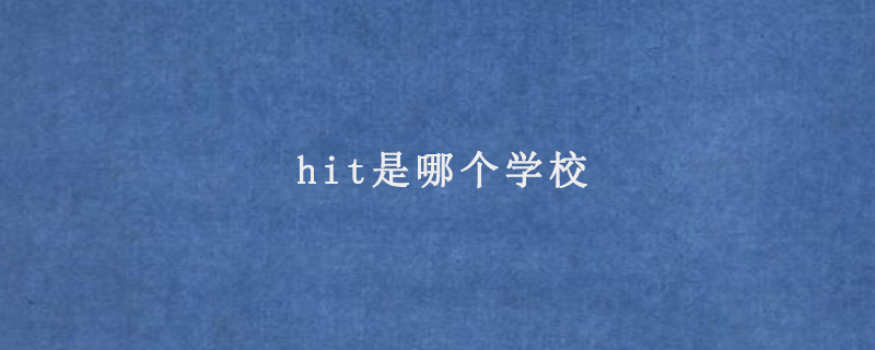 hit是哪个学校